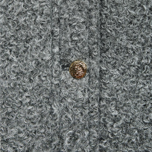 Zara Gray Blazer Jacket - Picture 4 of 9